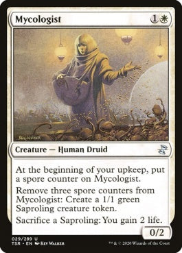 naokuroshop MTG [TSR][029][白][U][EN][菌類学者/Mycologist]（foil） NM