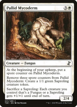 naokuroshop MTG [TSR][031][白][C][EN][淡色のマイコダーム/Pallid Mycoderm]（foil） NM