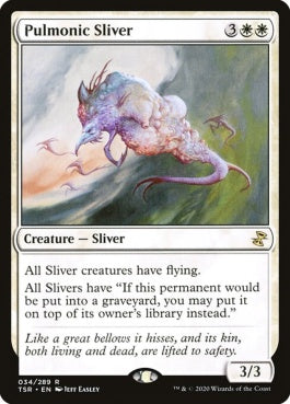 naokuroshop MTG [TSR][034][白][R][EN][肺臓スリヴァー/Pulmonic Sliver] NM