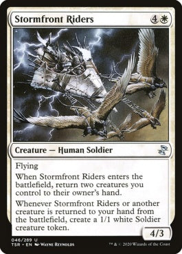 naokuroshop MTG [TSR][046][白][U][EN][嵐前線の乗り手/Stormfront Riders] NM