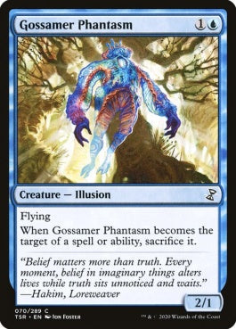 naokuroshop MTG [TSR][070][青][C][EN][霊糸の幻/Gossamer Phantasm]（foil） NM