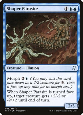 naokuroshop MTG [TSR][085][青][U][EN][模る寄生/Shaper Parasite]（foil） NM