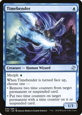 naokuroshop MTG [TSR][093][青][U][EN][時を曲げる者/Timebender]（foil） NM