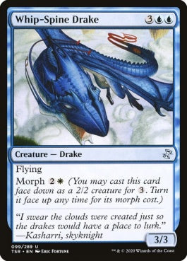 naokuroshop MTG [TSR][099][青][U][EN][鞭背ドレイク/Whip-Spine Drake]（foil） NM