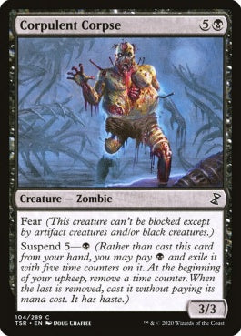 naokuroshop MTG [TSR][104][黒][C][EN][肥満死体/Corpulent Corpse]（foil） NM