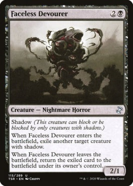 naokuroshop MTG [TSR][115][黒][U][EN][顔なしの貪り食い/Faceless Devourer]（foil） NM