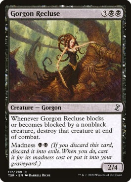 naokuroshop MTG [TSR][117][黒][C][EN][ゴルゴンの世捨て/Gorgon Recluse]（foil） NM