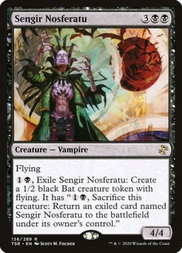 naokuroshop MTG [TSR][136][黒][R][EN][センギアの吸血魔/Sengir Nosferatu]（foil） NM