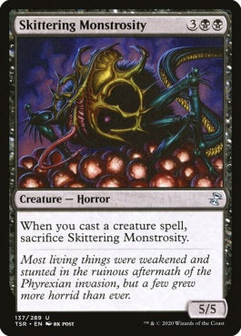 naokuroshop MTG [TSR][137][黒][U][EN][走り回る大怪物/Skittering Monstrosity]（foil） NM