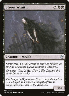 naokuroshop MTG [TSR][141][黒][U][EN][通りの悪霊/Street Wraith]（foil） NM