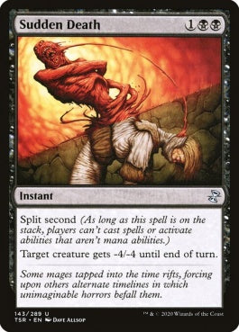 naokuroshop MTG [TSR][143][黒][U][EN][突然の死/Sudden Death]（foil） NM