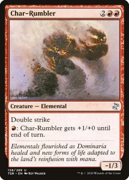 naokuroshop MTG [TSR][158][赤][U][EN][黒焦げ鳴らし/Char-Rumbler]（foil） NM