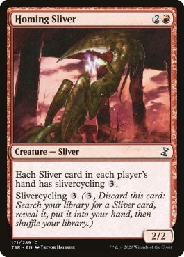 naokuroshop MTG [TSR][171][赤][C][EN][誘導スリヴァー/Homing Sliver]（foil） NM