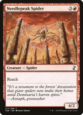 naokuroshop MTG [TSR][177][赤][C][EN][針先の蜘蛛/Needlepeak Spider]（foil） NM