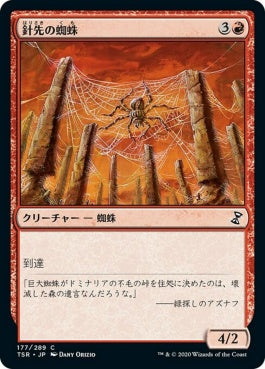 naokuroshop MTG [TSR][177][赤][C][JP][針先の蜘蛛/Needlepeak Spider]（foil） NM