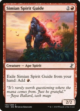 naokuroshop MTG [TSR][190][赤][C][EN][猿人の指導霊/Simian Spirit Guide]（foil） NM