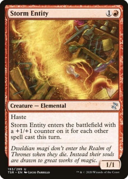 naokuroshop MTG [TSR][193][赤][U][EN][嵐の精体/Storm Entity] NM