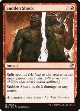 naokuroshop MTG [TSR][194][赤][U][EN][突然のショック/Sudden Shock]（foil） NM