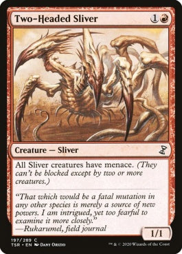 naokuroshop MTG [TSR][197][赤][C][EN][双頭スリヴァー/Two-Headed Sliver]（foil） NM