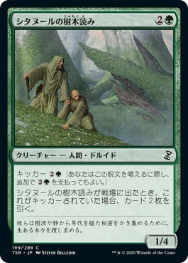 naokuroshop MTG [TSR][199][緑][C][JP][シタヌールの樹木読み/Citanul Woodreaders]（foil） NM