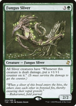 naokuroshop MTG [TSR][203][緑][R][EN][菌類スリヴァー/Fungus Sliver]（foil） NM