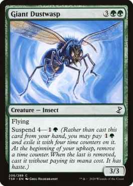 naokuroshop MTG [TSR][206][緑][C][EN][巨大埃バチ/Giant Dustwasp] NM