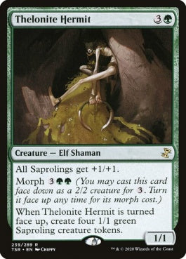 naokuroshop MTG [TSR][239][緑][R][EN][セロン教の隠遁者/Thelonite Hermit] NM