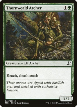 naokuroshop MTG [TSR][240][緑][C][EN][ソーンウィールドの射手/Thornweald Archer]（foil） NM