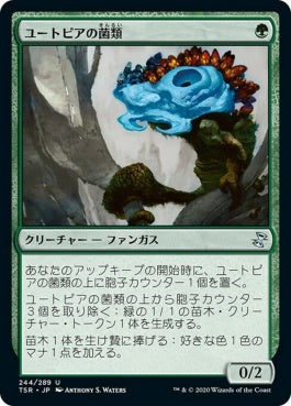 naokuroshop MTG [TSR][244][緑][U][JP][ユートピアの菌類/Utopia Mycon]（foil） NM