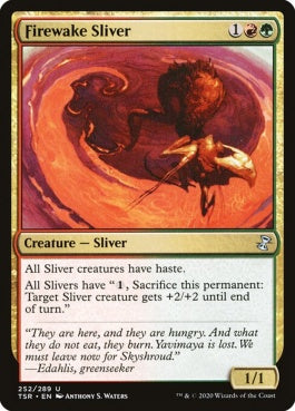 naokuroshop MTG [TSR][252][多][U][EN][火跡スリヴァー/Firewake Sliver]（foil） NM