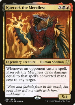 naokuroshop MTG [TSR][257][多][R][EN][無慈悲なる者ケアヴェク/Kaervek the Merciless]（foil） NM