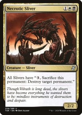 naokuroshop MTG [TSR][258][多][U][EN][壊死スリヴァー/Necrotic Sliver]（foil） NM