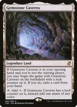 naokuroshop MTG [TSR][280][土地][M][EN][宝石の洞窟/Gemstone Caverns]（foil） NM