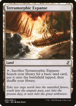 naokuroshop MTG [TSR][285][土地][C][EN][広漠なる変幻地/Terramorphic Expanse]（foil） NM