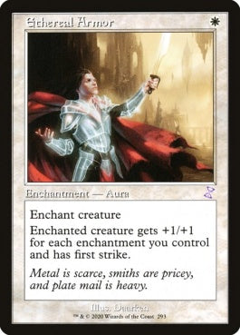 naokuroshop MTG [TSR][293][白][R][EN][天上の鎧/Ethereal Armor]（foil） NM