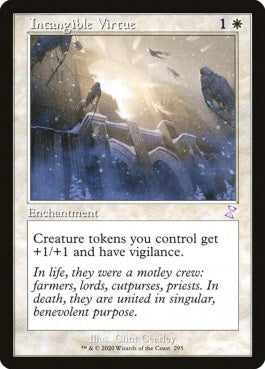 naokuroshop MTG [TSR][295][白][R][EN][無形の美徳/Intangible Virtue]（foil） NM