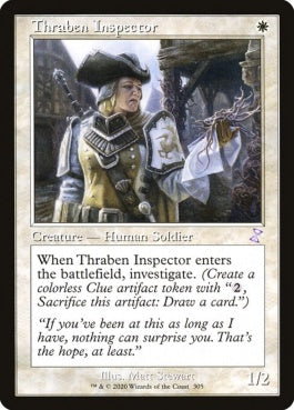 naokuroshop MTG [TSR][305][白][R][EN][スレイベンの検査官/Thraben Inspector] NM