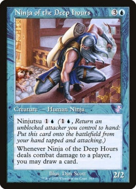 naokuroshop MTG [TSR][313][青][R][EN][深き刻の忍者/Ninja of the Deep Hours] NM