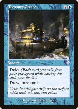 naokuroshop MTG [TSR][319][青][R][EN][宝船の巡航/Treasure Cruise]（foil） NM