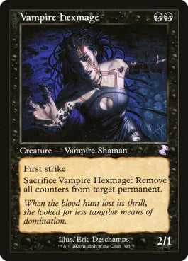 naokuroshop MTG [TSR][335][黒][R][EN][吸血鬼の呪詛術士/Vampire Hexmage]（foil） NM