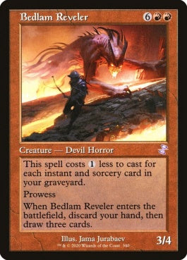 naokuroshop MTG [TSR][340][赤][R][EN][騒乱の歓楽者/Bedlam Reveler]（foil） NM