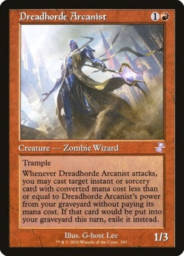 naokuroshop MTG [TSR][341][赤][R][EN][戦慄衆の秘儀術師/Dreadhorde Arcanist]（foil） NM