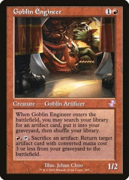 naokuroshop MTG [TSR][345][赤][R][EN][ゴブリンの技師/Goblin Engineer]（foil） NM