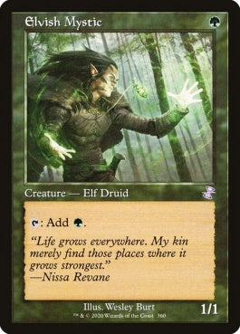 naokuroshop MTG [TSR][360][緑][R][EN][エルフの神秘家/Elvish Mystic]（foil） NM