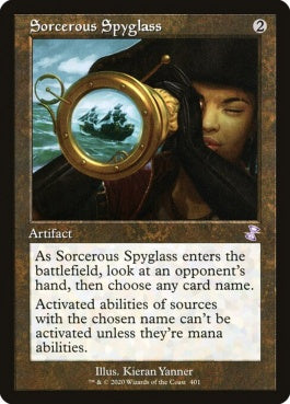 naokuroshop MTG [TSR][401][茶][R][EN][魔術遠眼鏡/Sorcerous Spyglass] NM