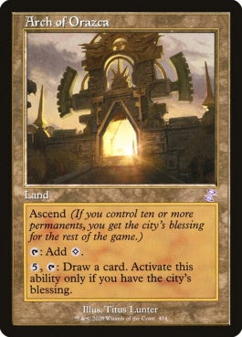 naokuroshop MTG [TSR][404][土地][R][EN][オラーズカの拱門/Arch of Orazca]（foil） NM