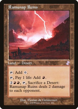 naokuroshop MTG [TSR][409][土地][R][EN][ラムナプの遺跡/Ramunap Ruins] NM