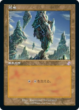 naokuroshop MTG [TSR][410][土地][R][JP][荒地/Wastes] NM