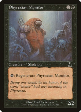 naokuroshop MTG [UDS][064][黒][C][EN][ファイレクシアの監視者/Phyrexian Monitor] NM