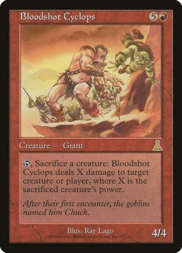 naokuroshop MTG [UDS][077][赤][R][EN][血まなこのサイクロプス/Bloodshot Cyclops] NM